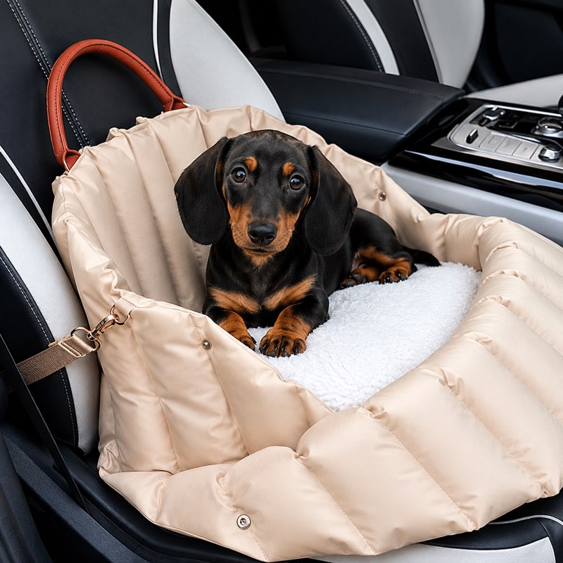 Puffer Dachshund Car Seat lifestyle hero