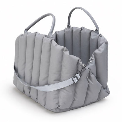 Puffer Dachshund Car Seat Grey angle detail