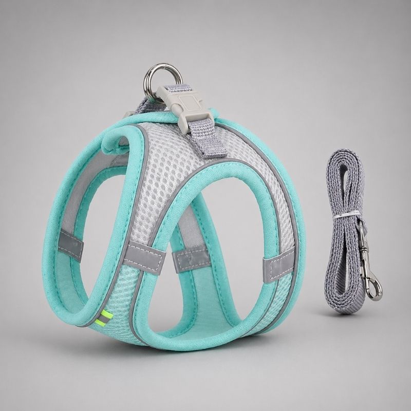 Dachshund Space Reflective Harness & Leash