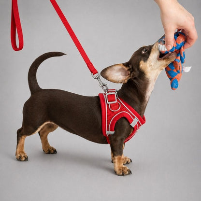 Dachshund Space Reflective Harness & Leash
