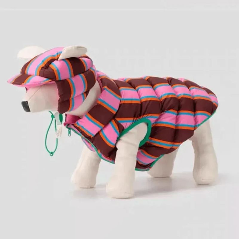Chaqueta de Invierno Reversible para Perros Salchicha