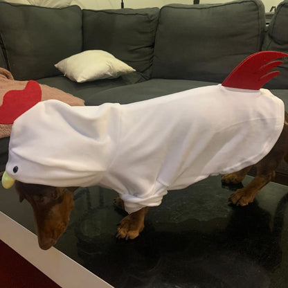 Rooster Dachshund Hoodie