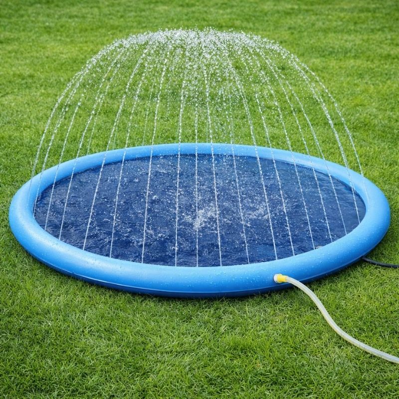 Piscina Splash de Verano para Perros Salchicha