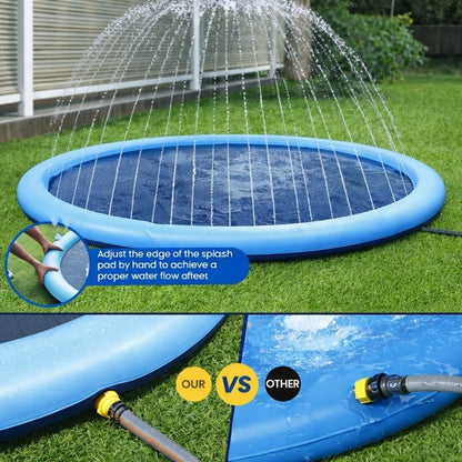 Piscina Splash de Verano para Perros Salchicha