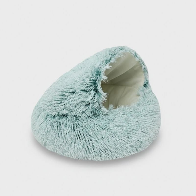 Cama Cueva Suave para Perros Salchicha