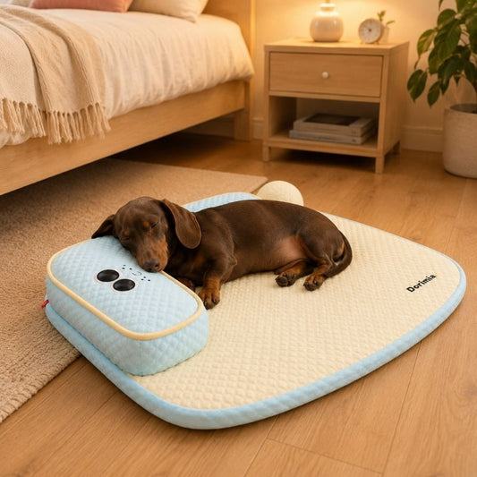 Sleepy Dachshund Cooling Mat