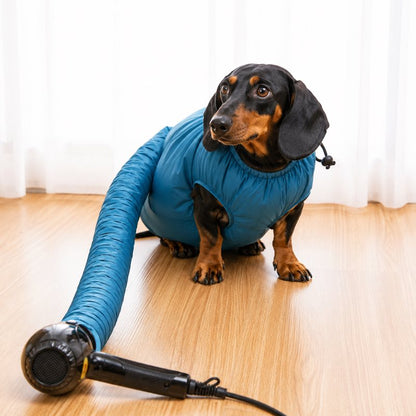Speedy Dachshund Drying Bag detail view