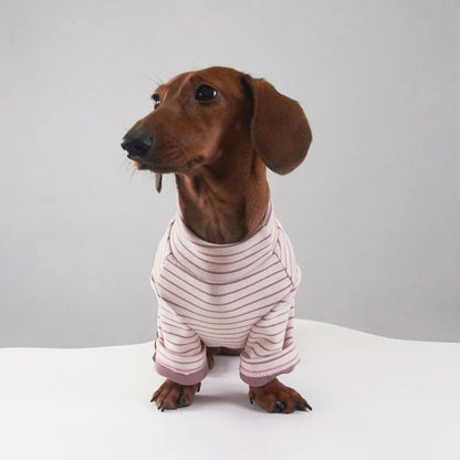 SugarStripe Dackel Strampler