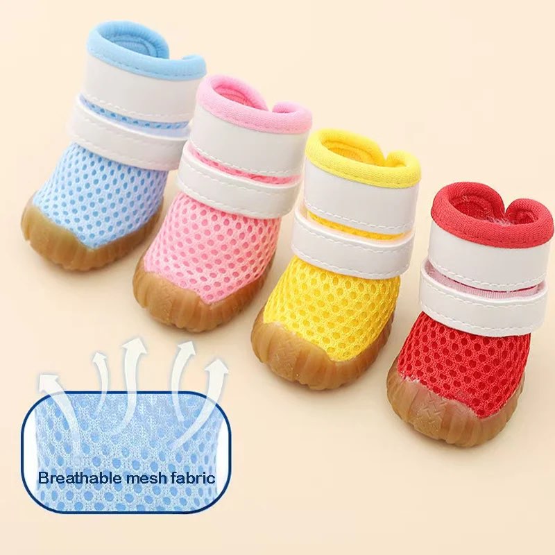 Summer Breathable Dachshund Shoes hero all colors