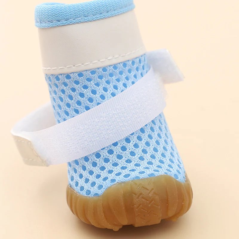 Summer Breathable Dachshund Shoes detail velcro strap