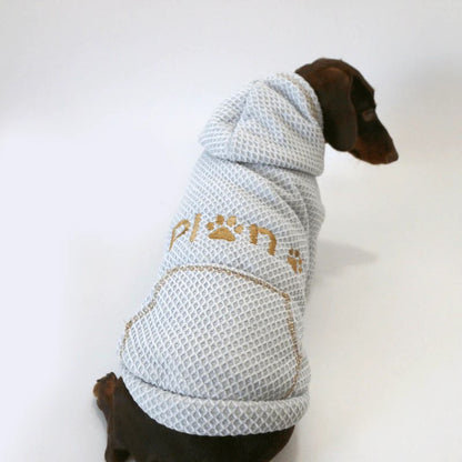 Waffle Doxie Hoodie on dachshund 4