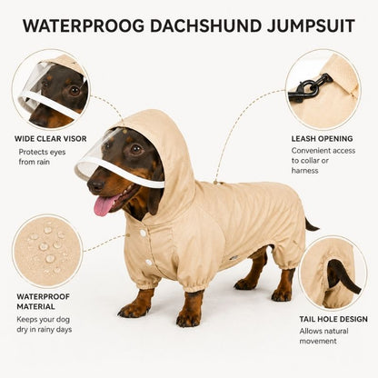 Waterproof Sausage Dog Jumpsuit