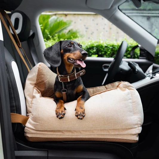 Waterproof Safety Dachshund Car Seat Bed