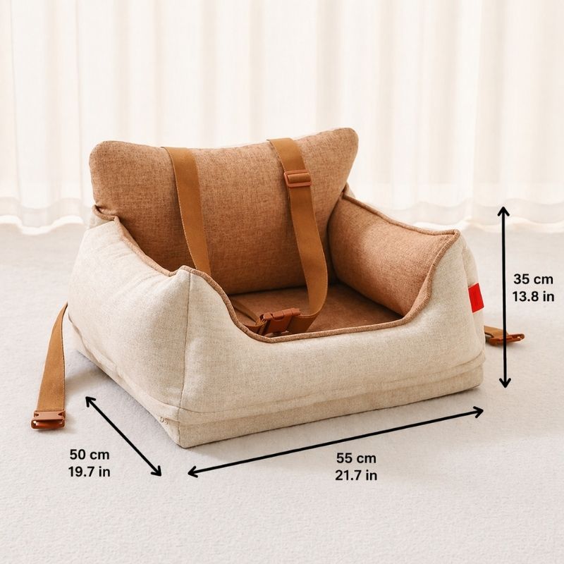 Waterproof Safety Dachshund Car Seat Bed