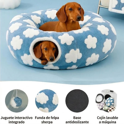 Cama Túnel para Perros Salchicha