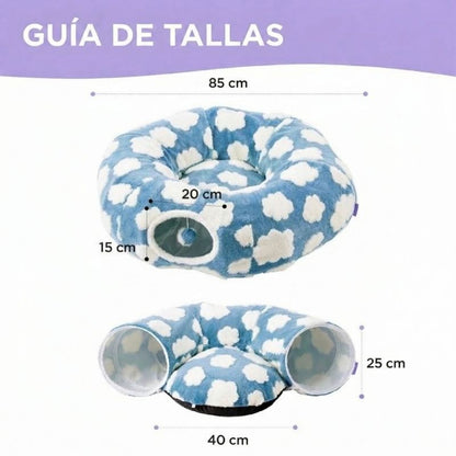 Cama Túnel para Perros Salchicha