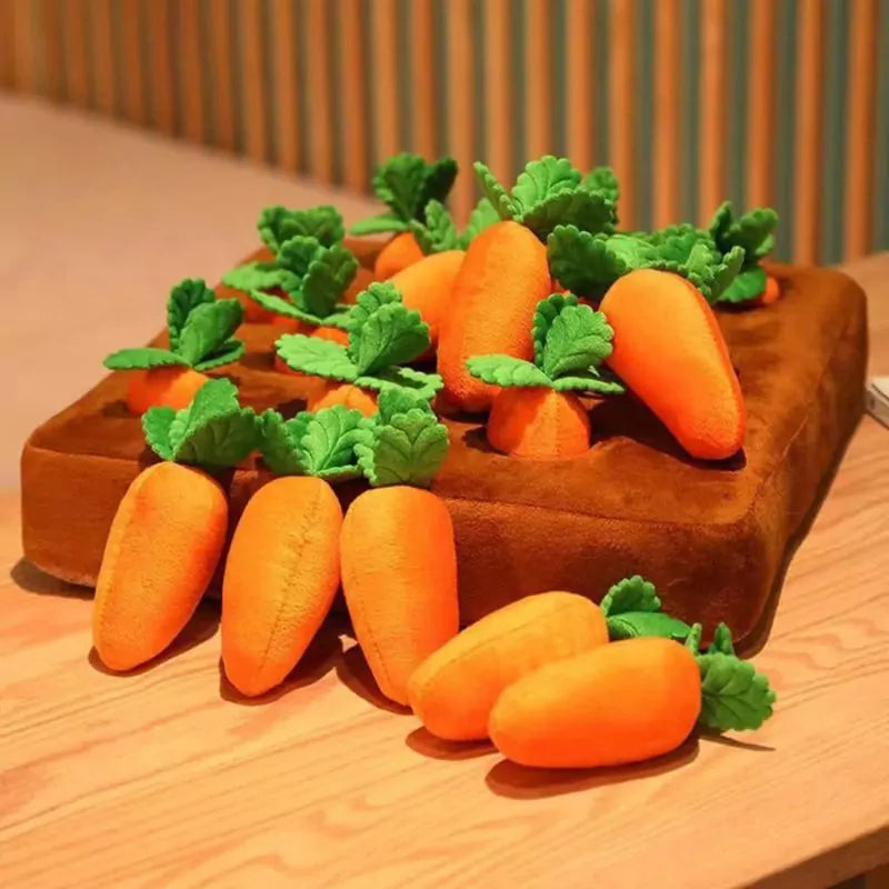Carrot Plush Interactive Dachshund Toy